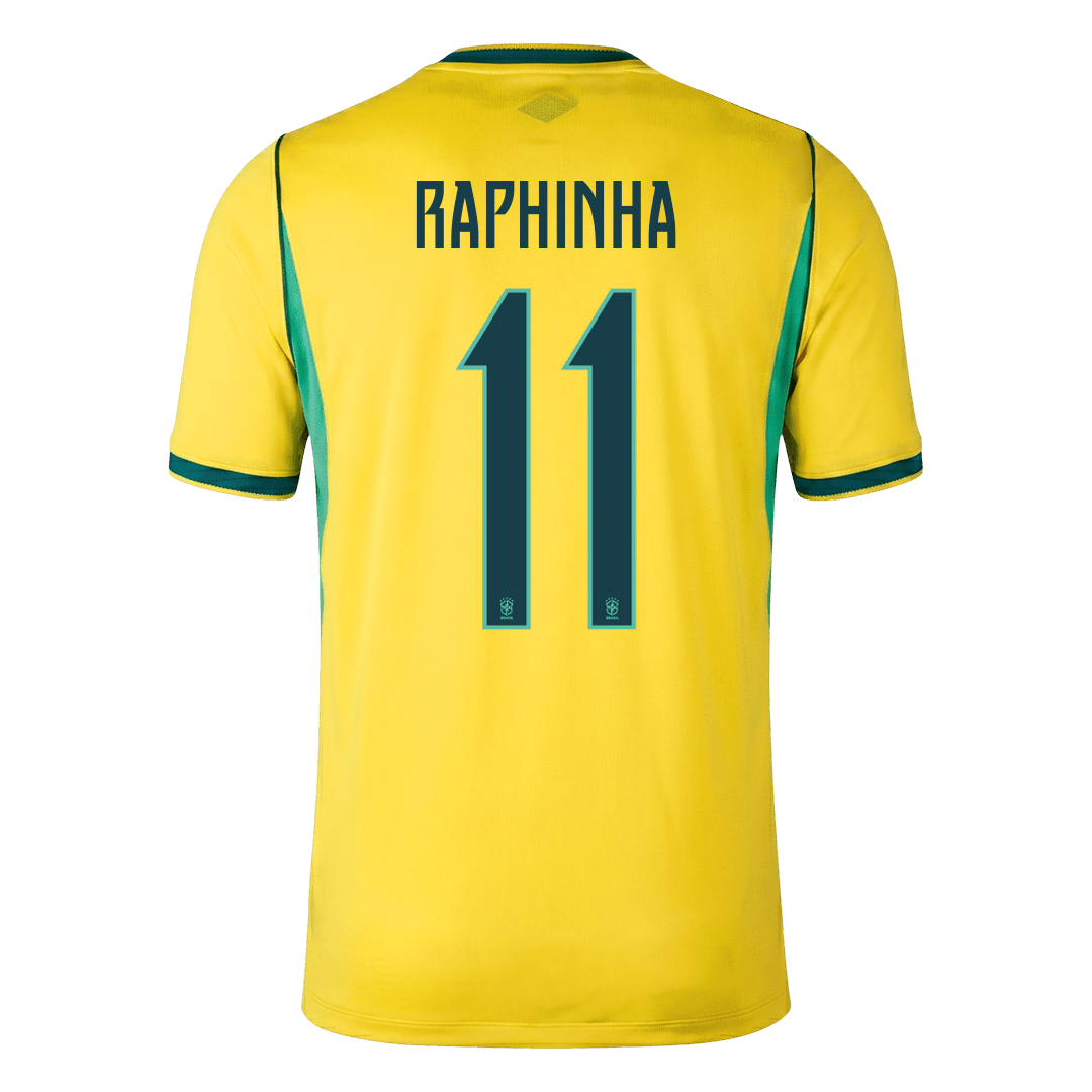 Brazil World Cup Hjemmetrøje 2026 RAPHINHA #11 – Billede 6
