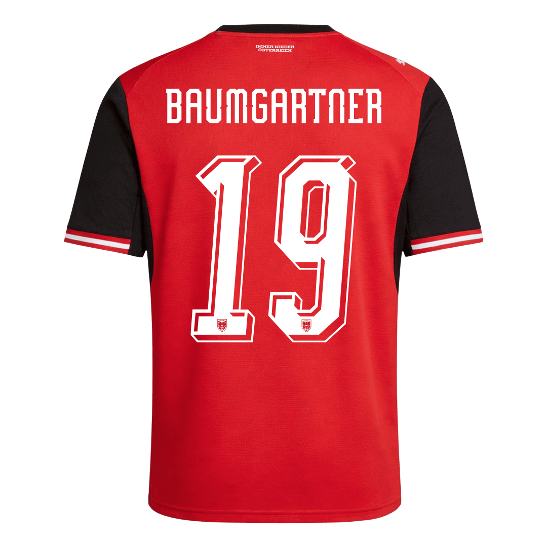Austria World Cup Hjemmetrøje 2026 BAUMGARTNER #19 – Billede 9