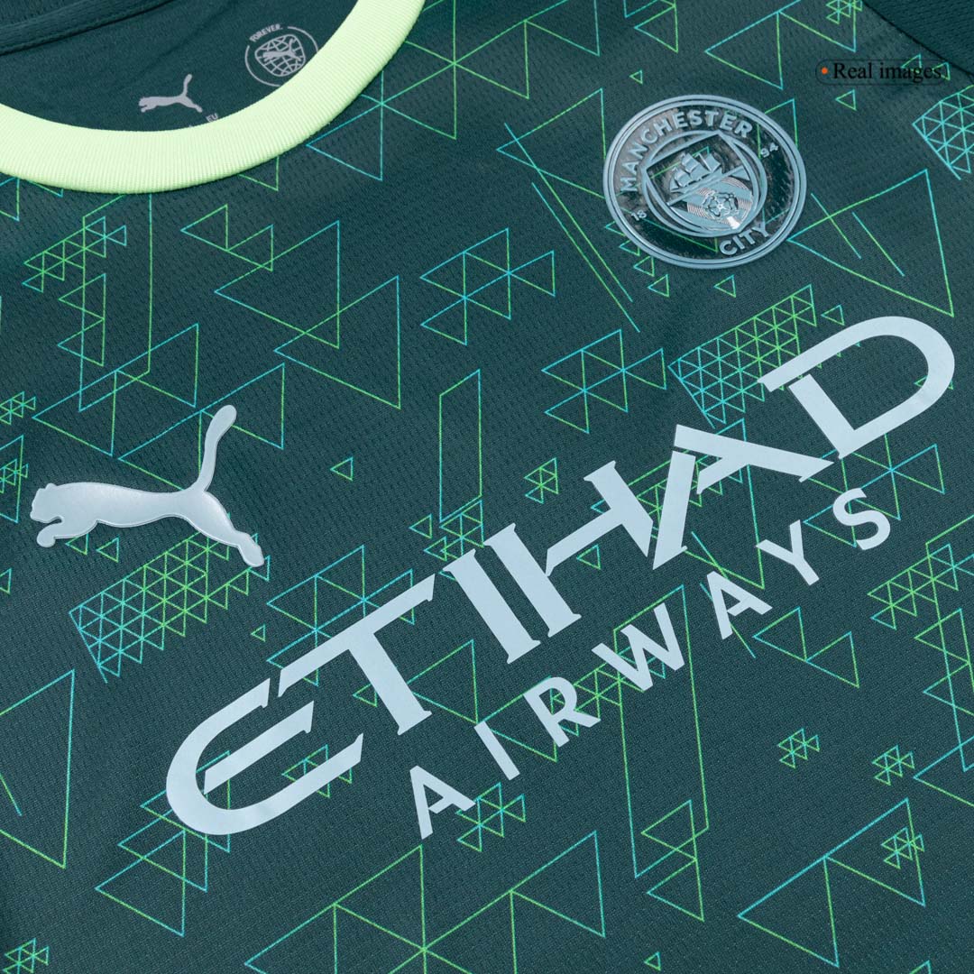 Manchester City Fjerdebanesæt Børn 2025/26 – Billede 8