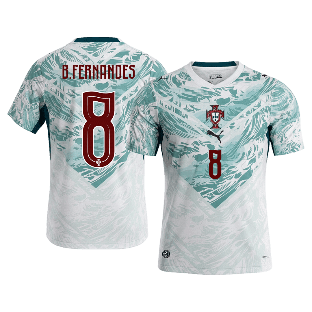 Portugal World Cup Udebanetrøje 2026 B.FERNANDES #8