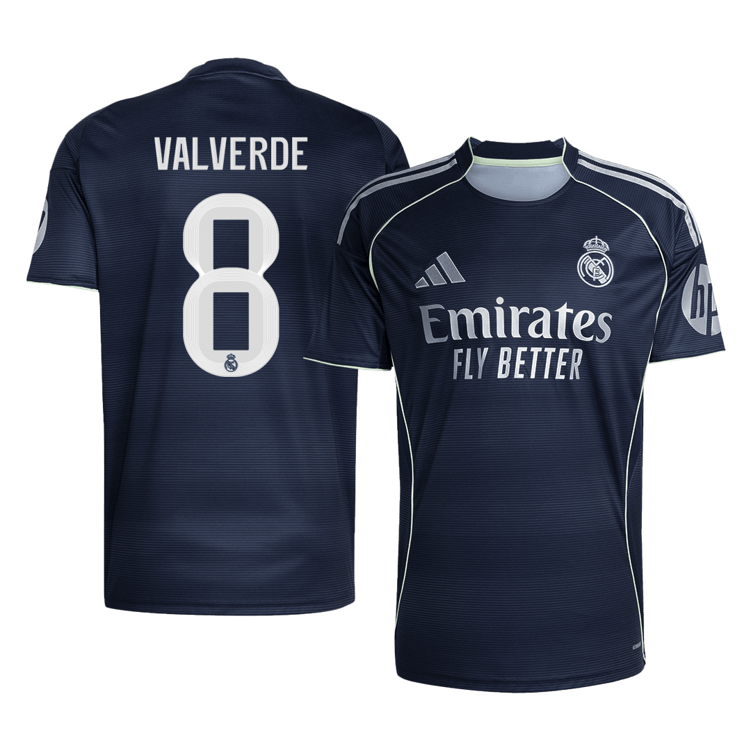 Real Madrid Udebanetrøje 2025/26 VALVERDE #8 [PREMIUM]