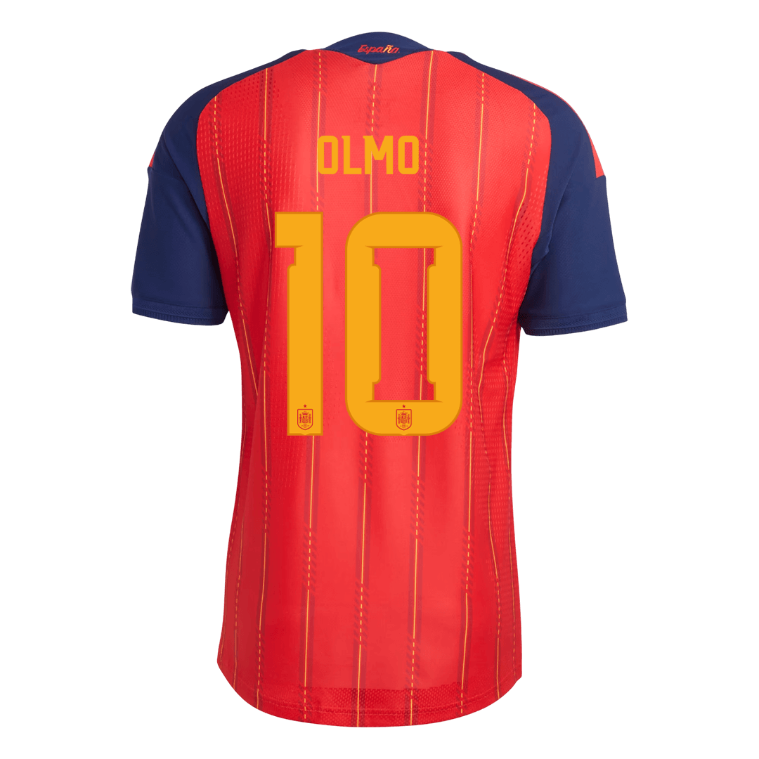 Spain World Cup Hjemmebanetrøje Spillerversion 2026 OLMO #10 – Billede 3