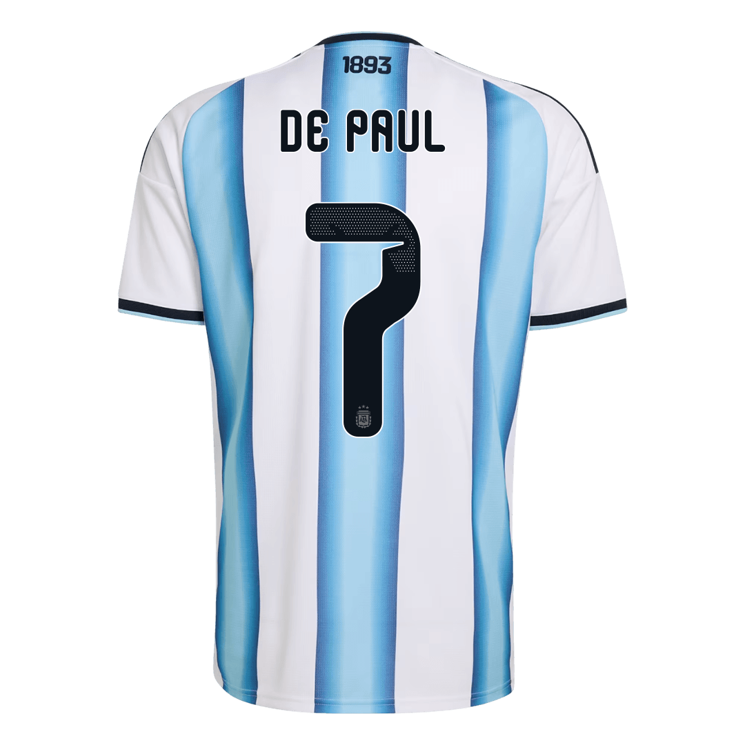 Argentina World Cup Hjemmetrøje 2026 DE PAUL #7 [PREMIUM] – Billede 10