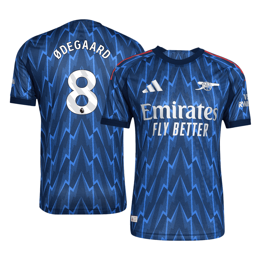 Arsenal Udebanetrøje Spillerversion 2025/26 ØDEGAARD #8