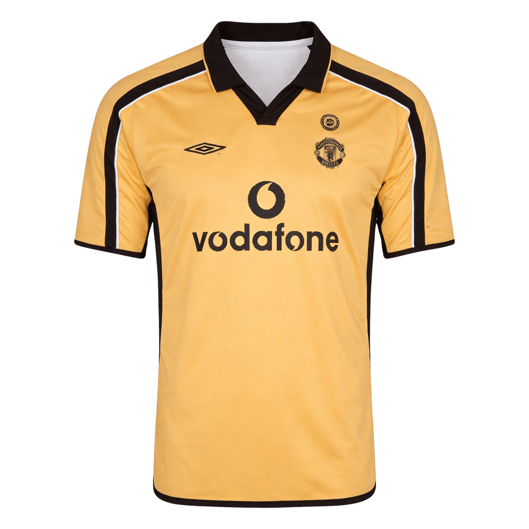 Manchester United Retro Udebanetrøje 2001/02 – Billede 3