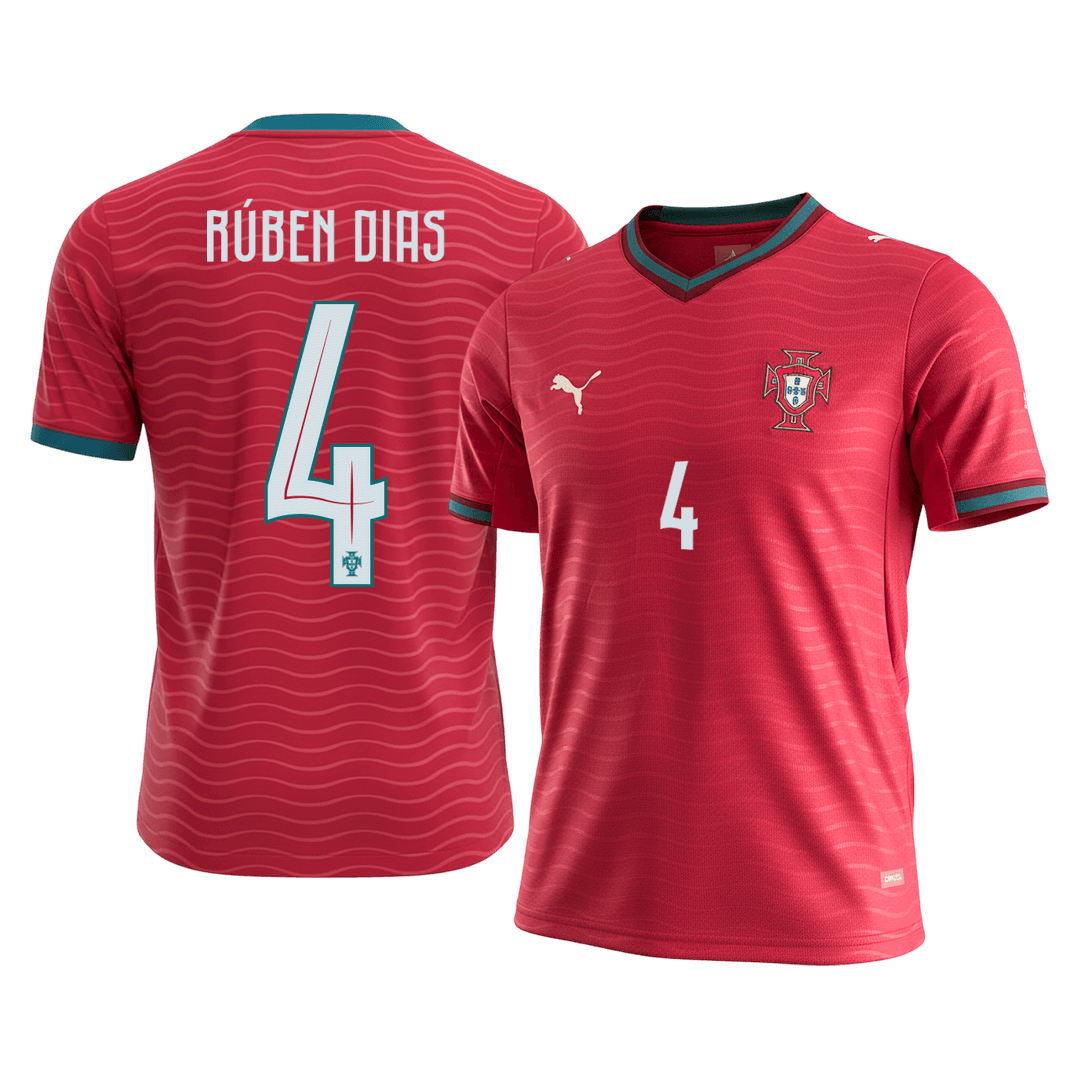 Portugal World Cup Hjemmetrøje 2026 RÚBEN DIAS #4