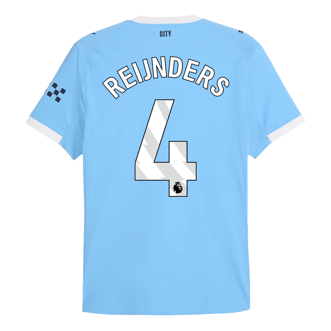 Manchester City Hjemmebanetrøje Spillerversion 2025/26 REIJNDERS #4 – Billede 13