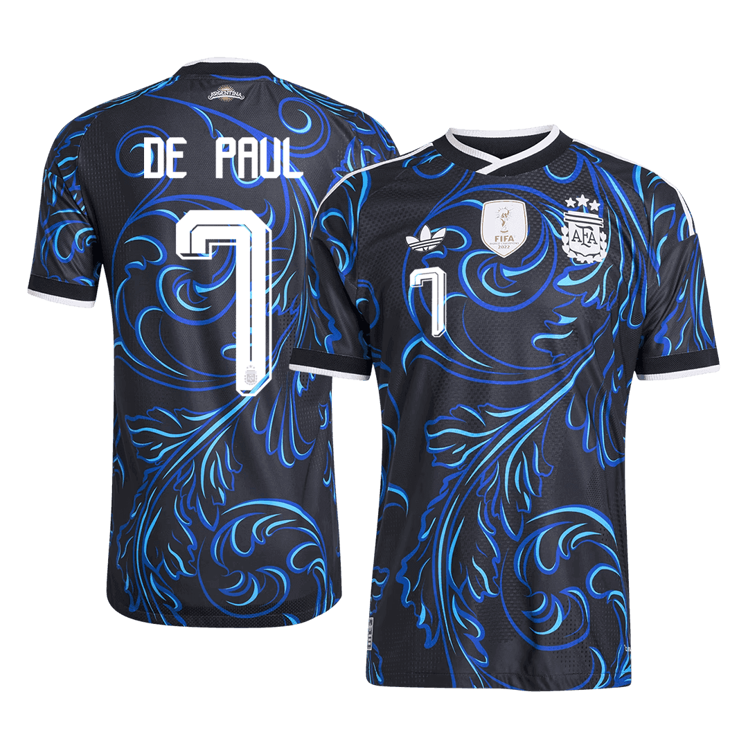 Argentina World Cup Udebanetrøje Spillerversion 2026 DE PAUL #7