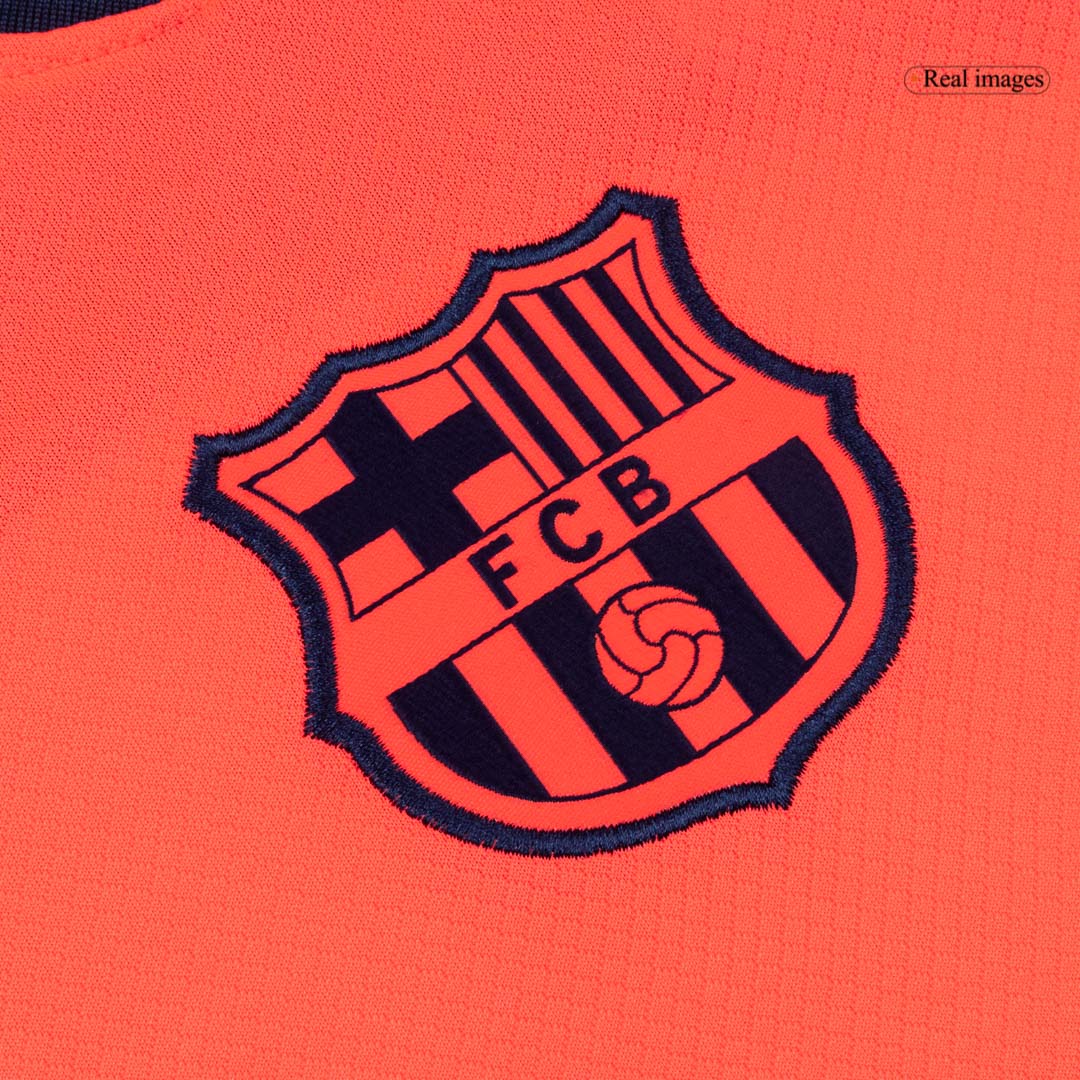 Barcelona Langærmet Tredjebanetrøje 2025/26 – Billede 9