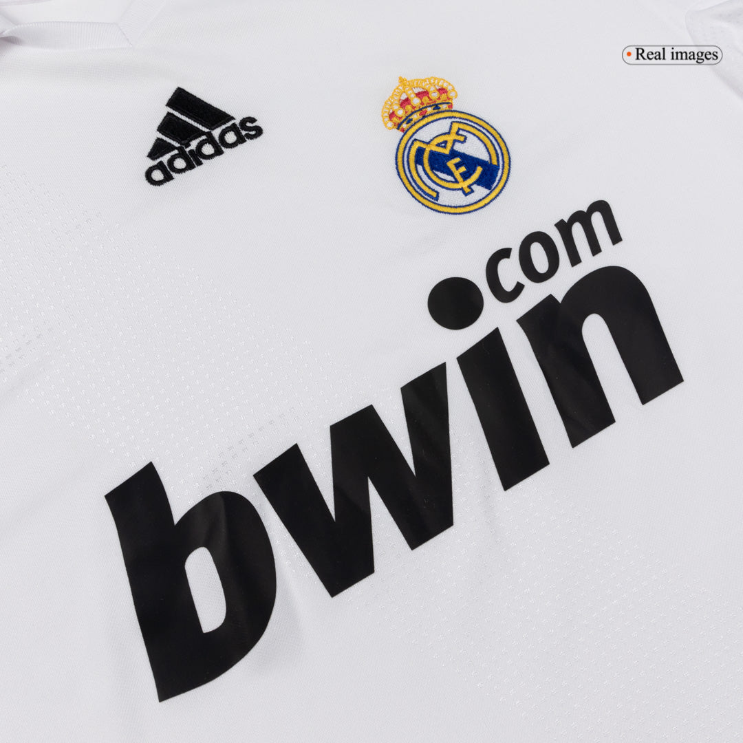 Real Madrid Retro Hjemmebanetrøje 2008/09 – Billede 4