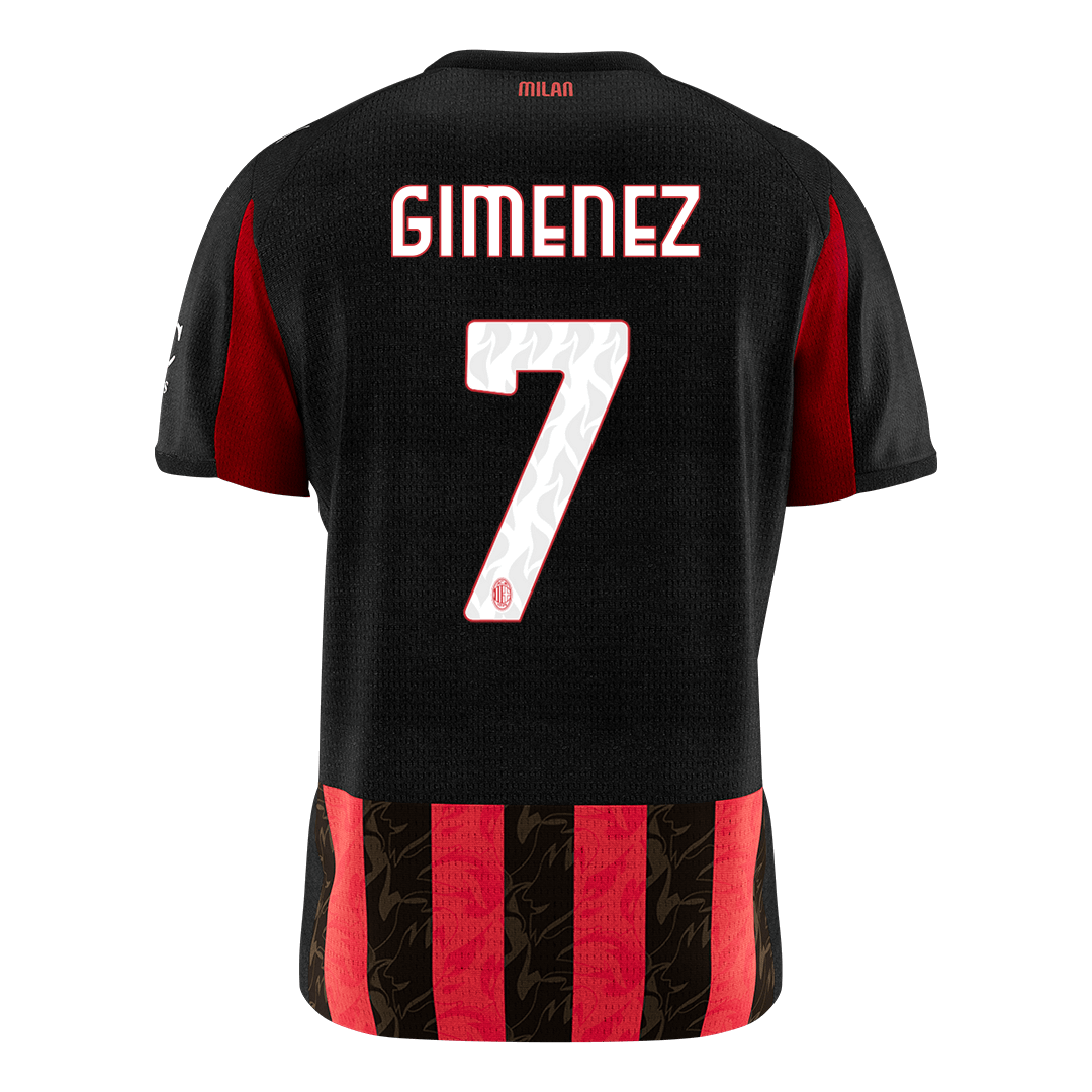 AC Milan Hjemmetrøje 2025/26 GIMENEZ #7 [PREMIUM] – Billede 10
