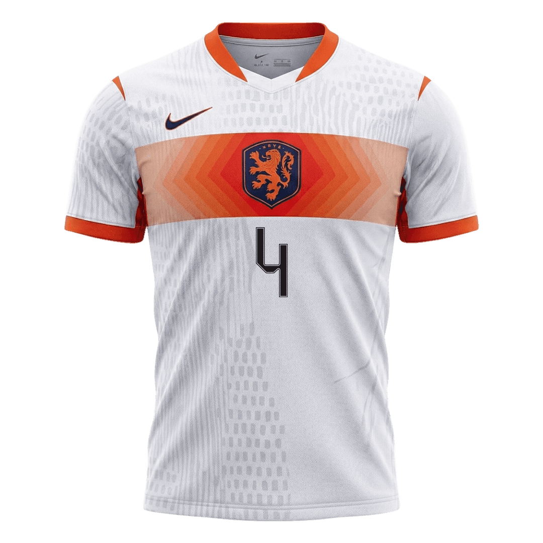 Netherlands World Cup Udebanetrøje Spillerversion 2026 VIRGIL #4 – Billede 7