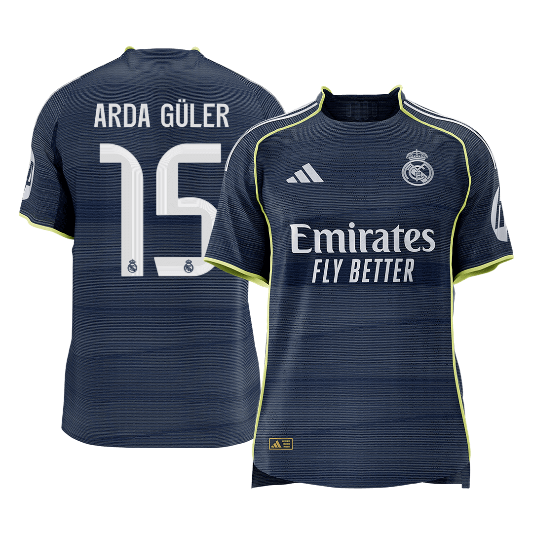 Real Madrid Udebanetrøje Spillerversion 2025/26 ARDA GÜLER #15 [PREMIUM]