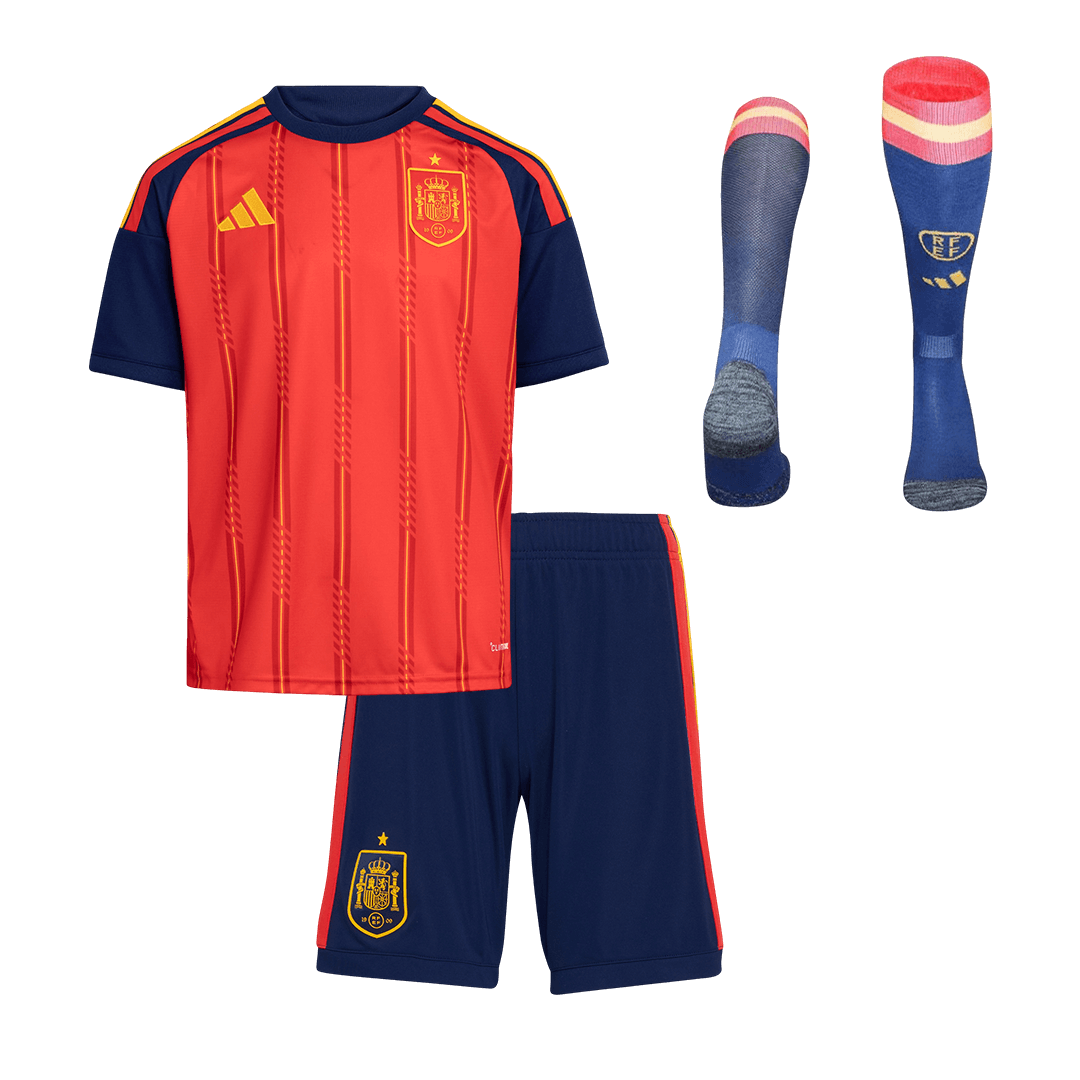 Spain World Cup Hjemmebanesæt Børn 3-dele 2026