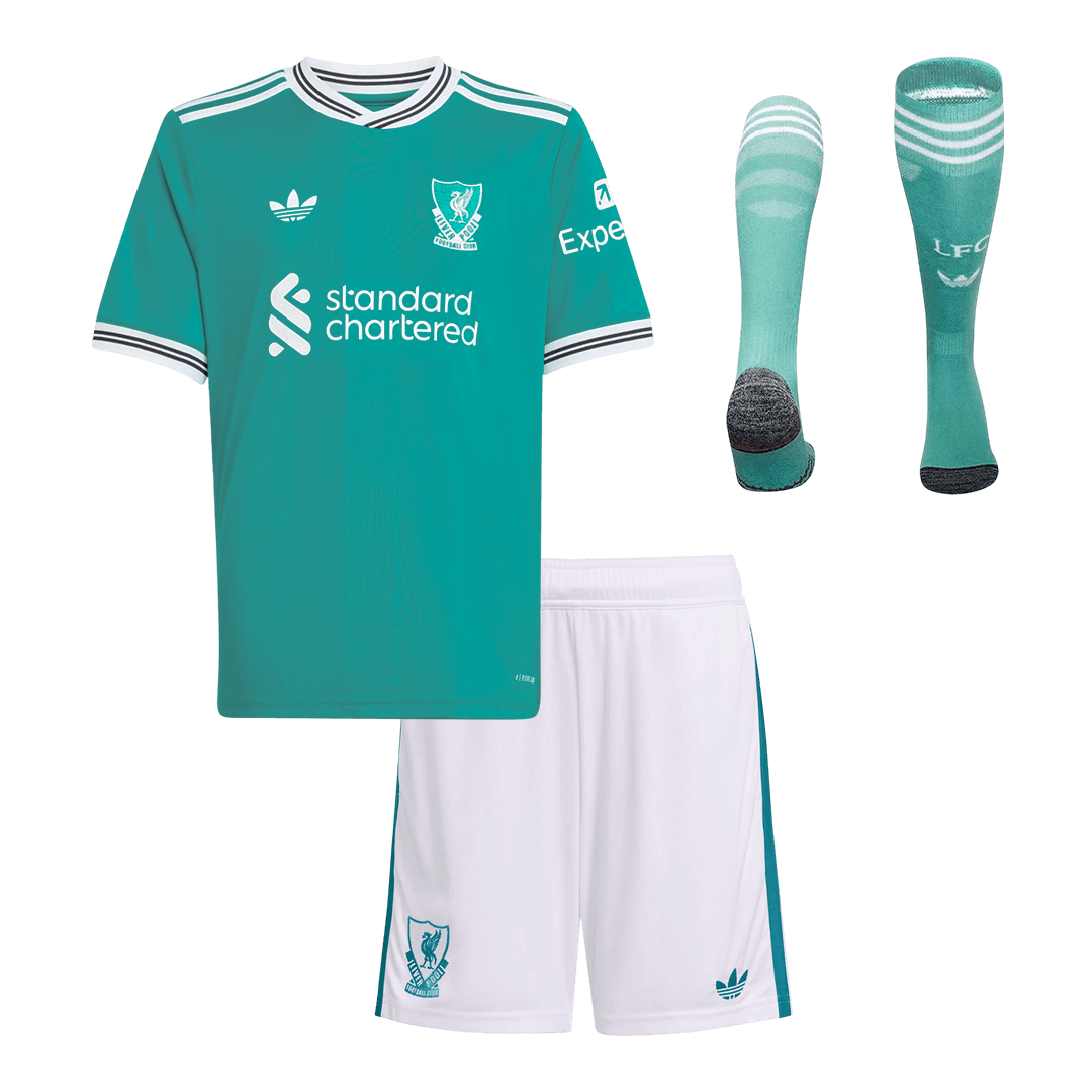 Liverpool Tredjebanesæt Børn 3-dele 2025/26