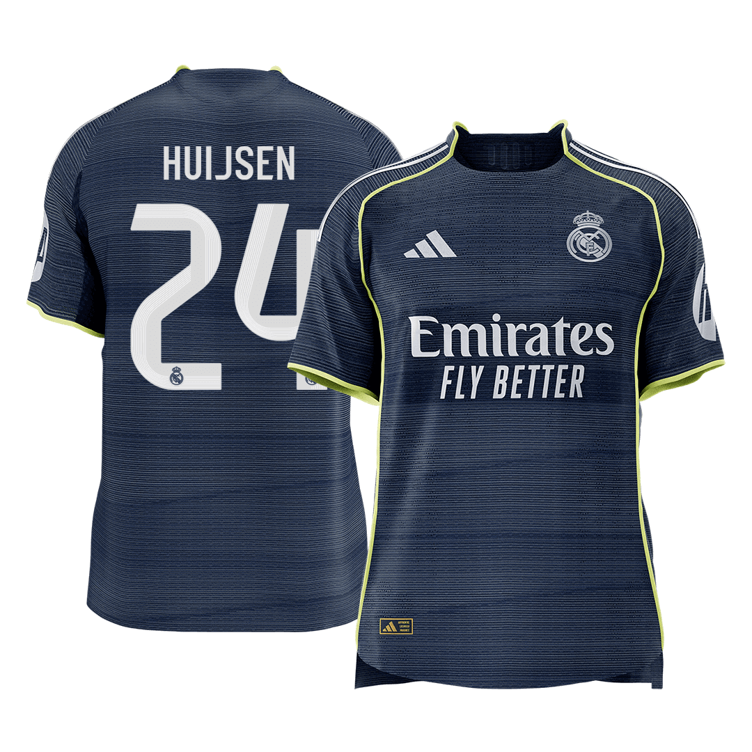 Real Madrid Udebanetrøje Spillerversion 2025/26 HUIJSEN #24 [PREMIUM]