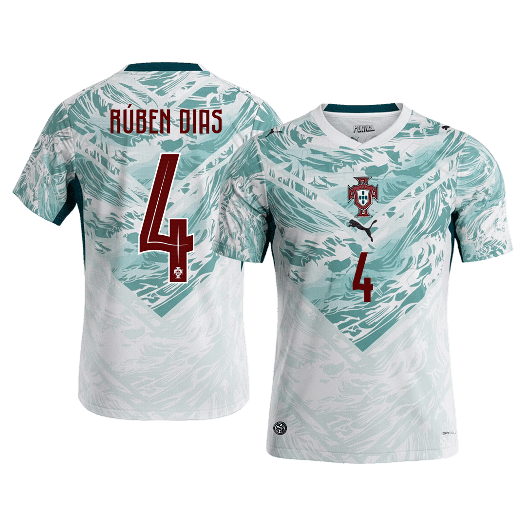 Portugal World Cup Udebanetrøje 2026 RÚBEN DIAS #4