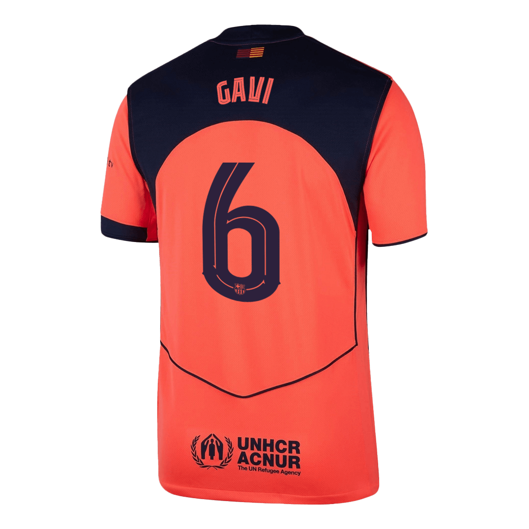 Barcelona Tredjetrøje 2025/26 UCL GAVI #6 – Billede 11