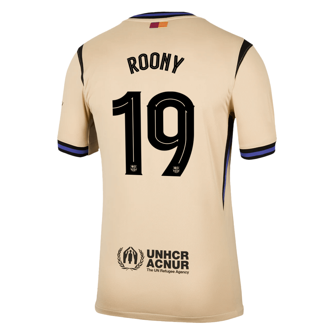 Barcelona Udebanetrøje 2025/26 UCL ROONY #19