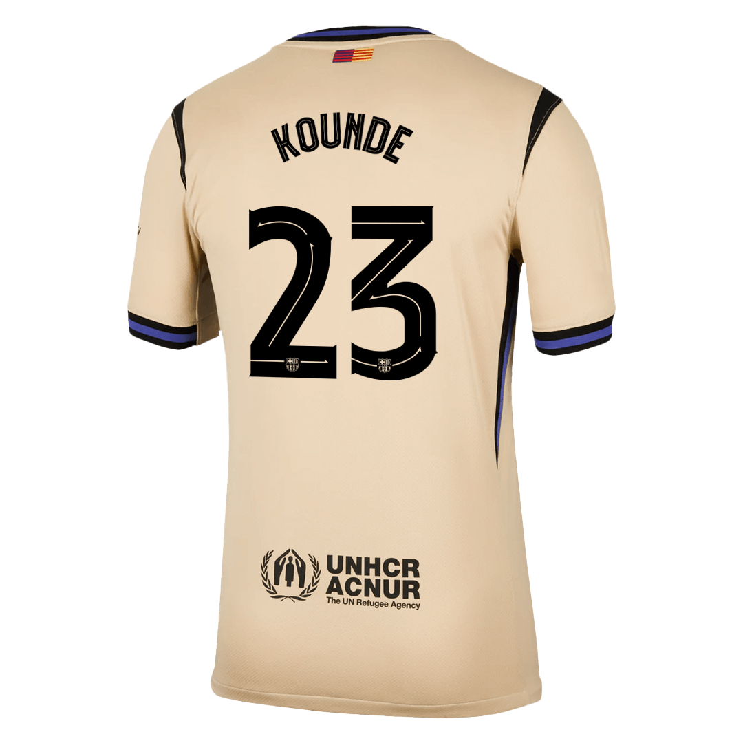 Barcelona Udebanetrøje 2025/26 UCL KOUNDE #23