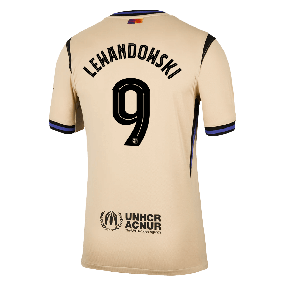 Barcelona Udebanetrøje 2025/26 UCL LEWANDOWSKI #9