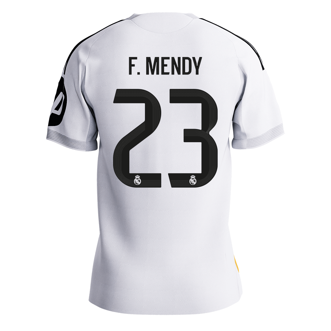 Real Madrid Hjemmebanetrøje Spillerversion 2025/26 F.MENDY #23 [PREMIUM] – Billede 9