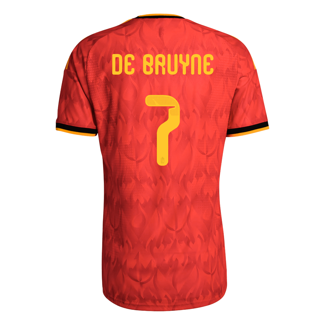 Belgium World Cup Hjemmebanetrøje Spillerversion 2026 DE BRUYNE #7 – Billede 8