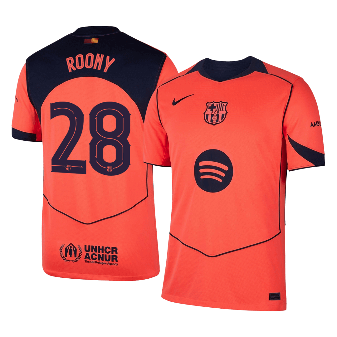 Barcelona Tredjetrøje 2025/26 ROONY #28