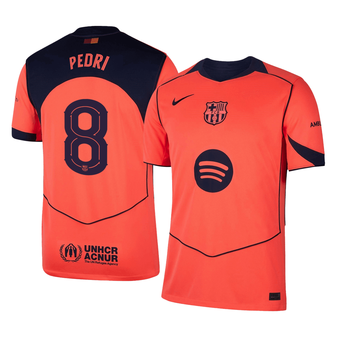 Barcelona Tredjetrøje 2025/26 UCL PEDRI #8