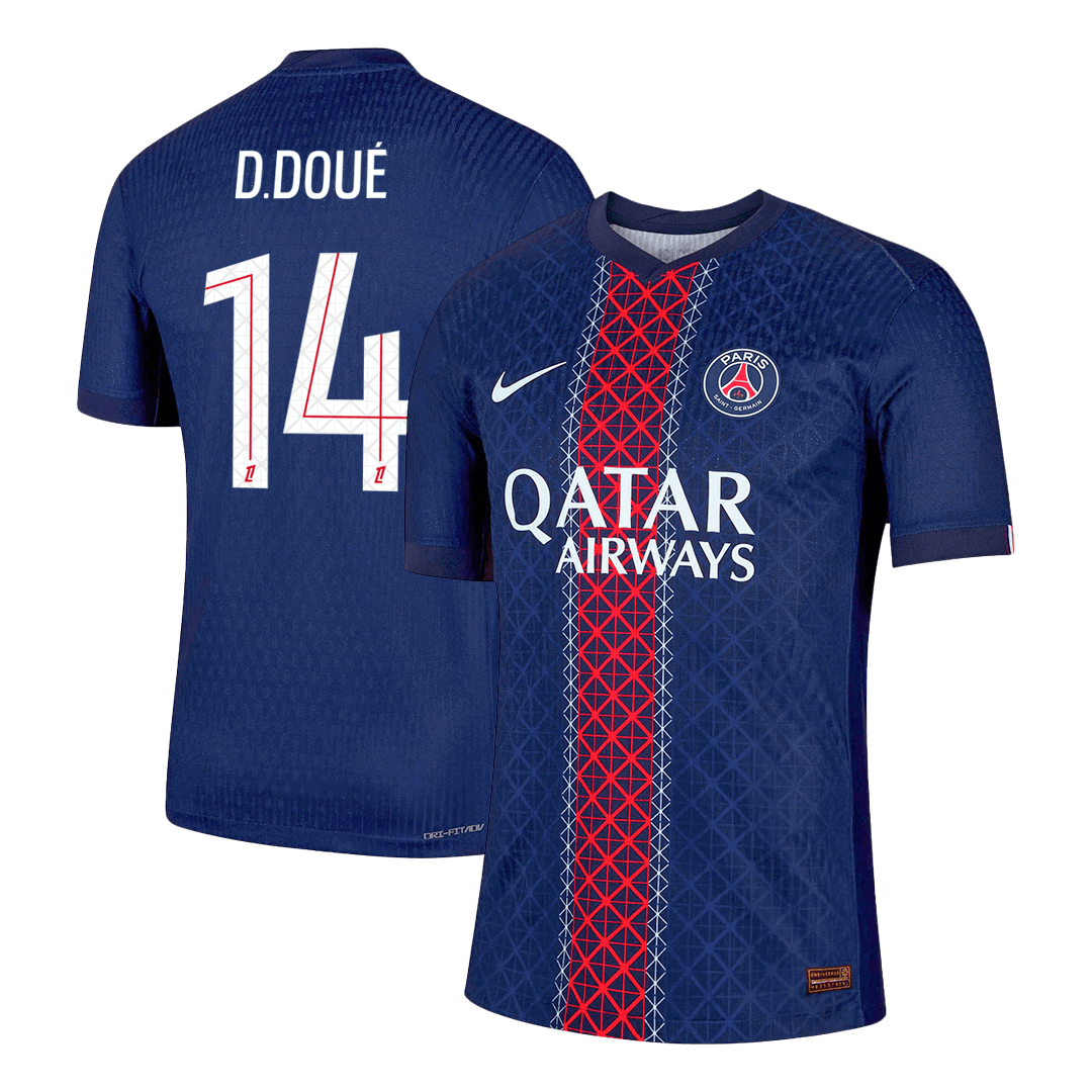 PSG Hjemmebanetrøje Spillerversion 2025/26 D.DOUÉ #14