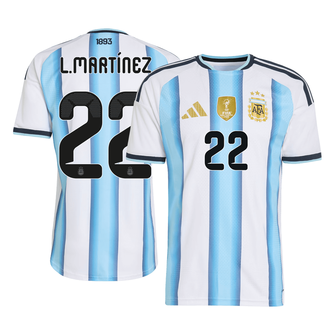Argentina World Cup Hjemmebanetrøje Spillerversion 2026 L.MARTÍNEZ