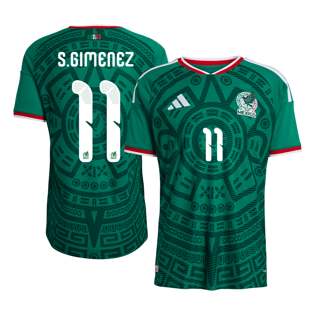 Mexico World Cup Hjemmebanetrøje Spillerversion 2026 S.GIMENEZ #11