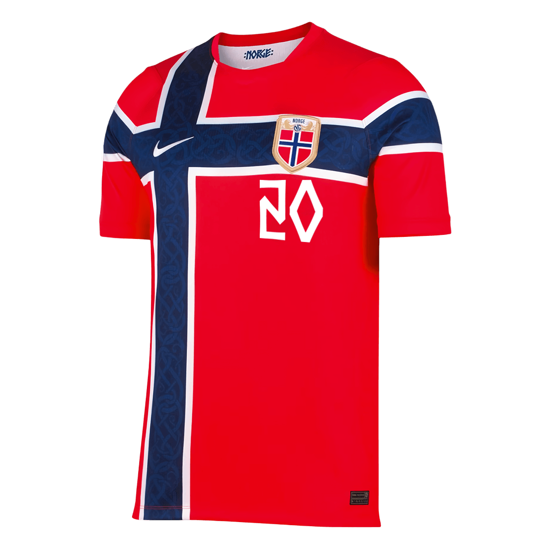 Norway World Cup Hjemmetrøje 2026 NUSA #20 – Billede 2
