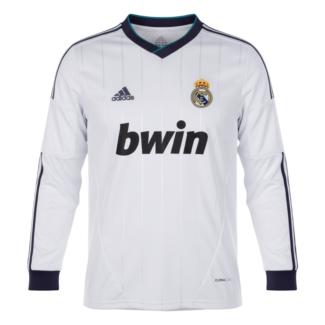 Real Madrid Retro Langærmet Hjemmebanetrøje 2012/13