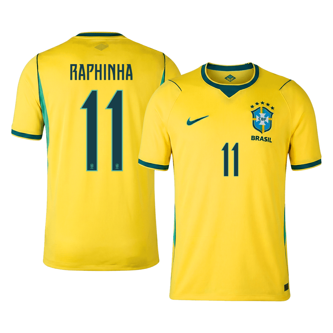 Brazil World Cup Hjemmetrøje 2026 RAPHINHA #11