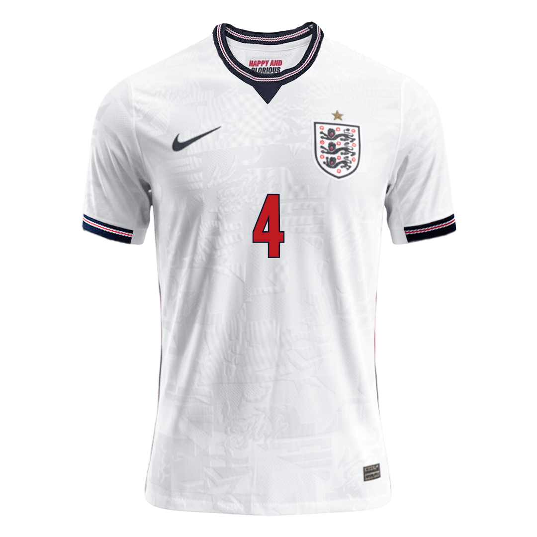 England World Cup Hjemmebanetrøje Spillerversion 2026 RICE #4 – Billede 8