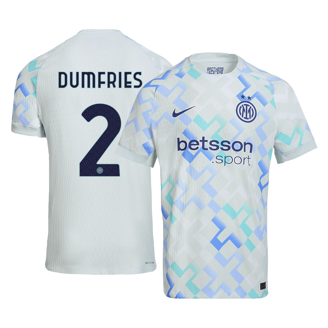 Inter Milan Udebanetrøje Spillerversion 2025/26 DUMFRIES #2