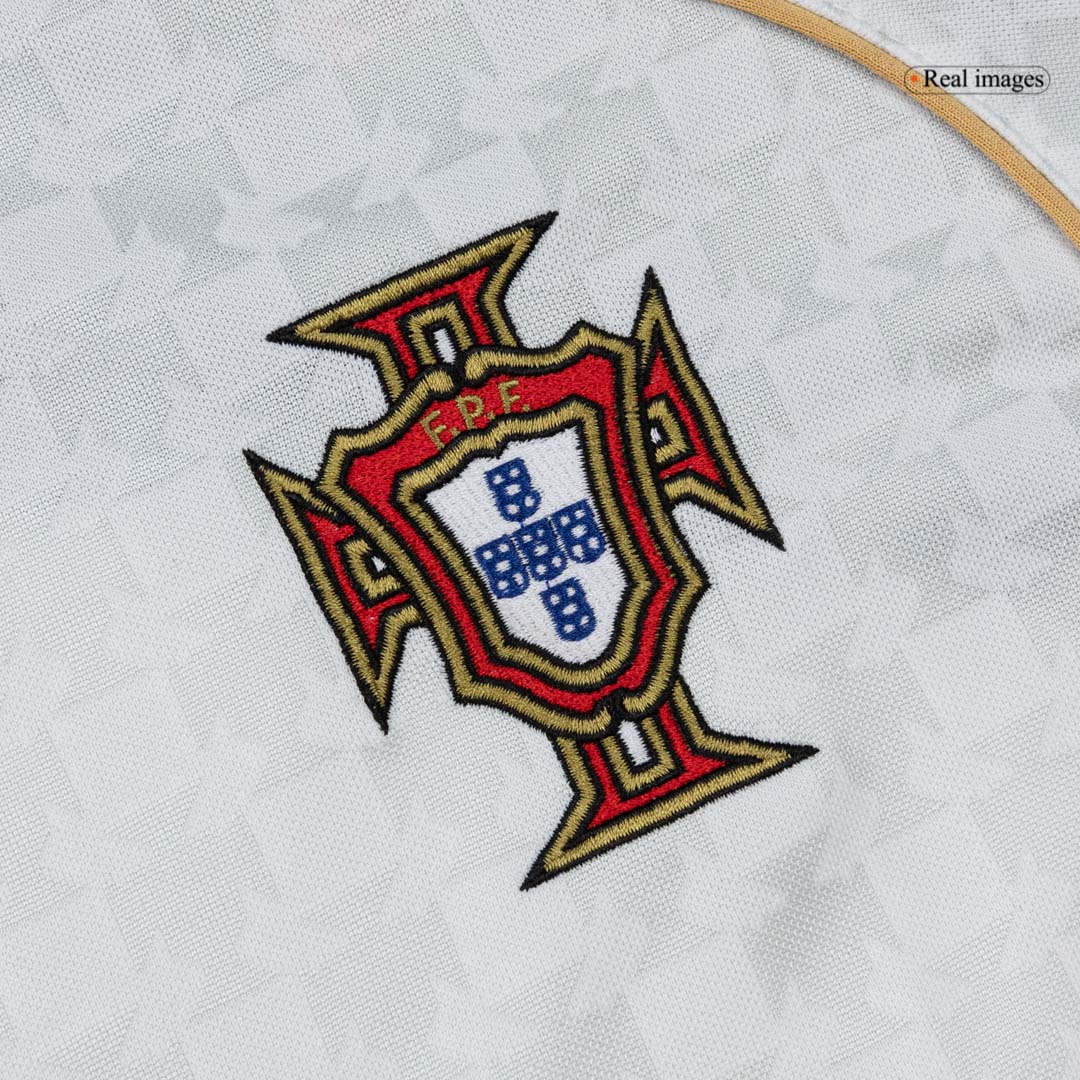 Portugal Retro Udebanetrøje 2004 – Billede 5