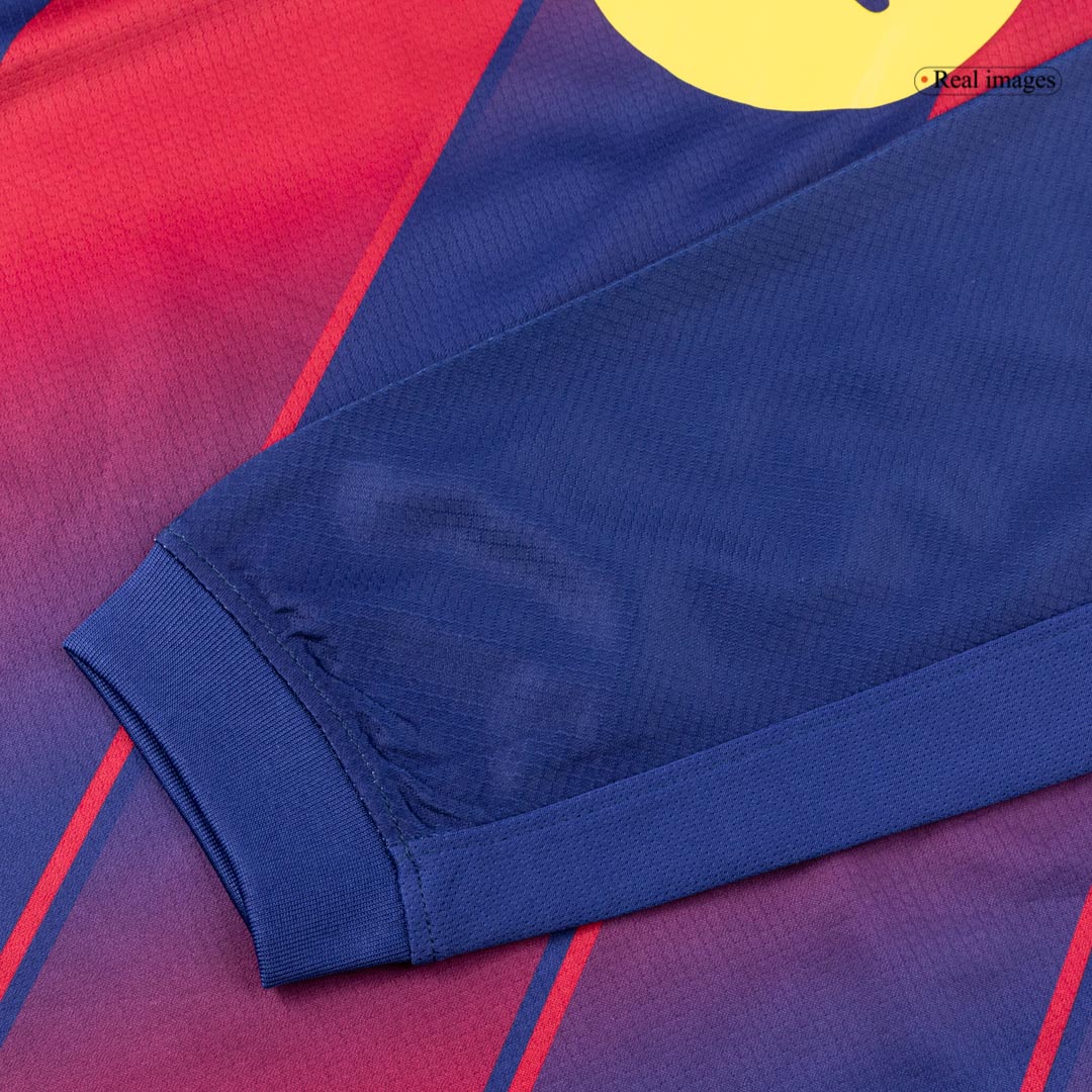 Barcelona Langærmet Hjemmebanetrøje 2025/26 – Billede 5
