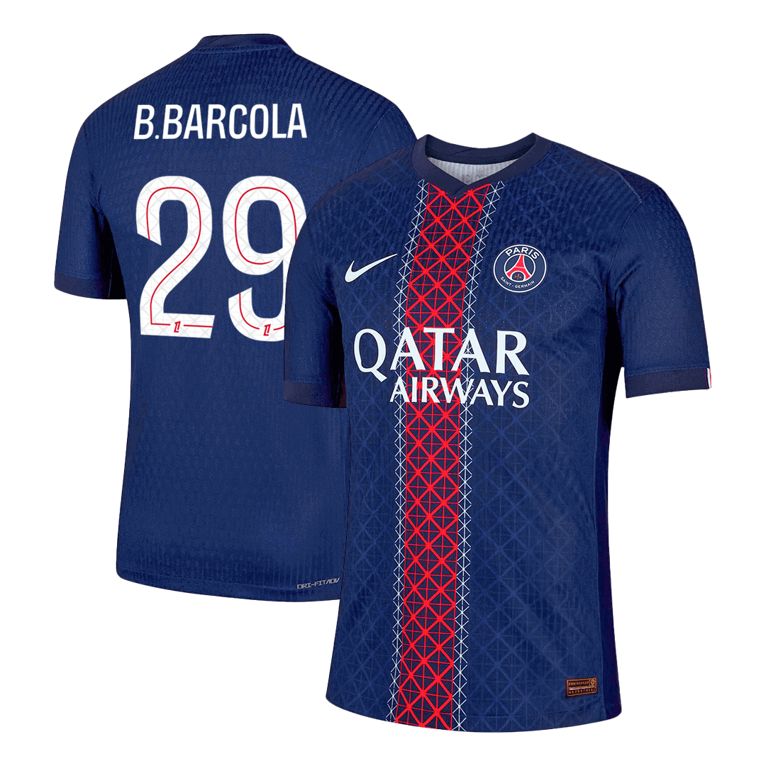 PSG Hjemmebanetrøje Spillerversion 2025/26 B.BARCOLA #29