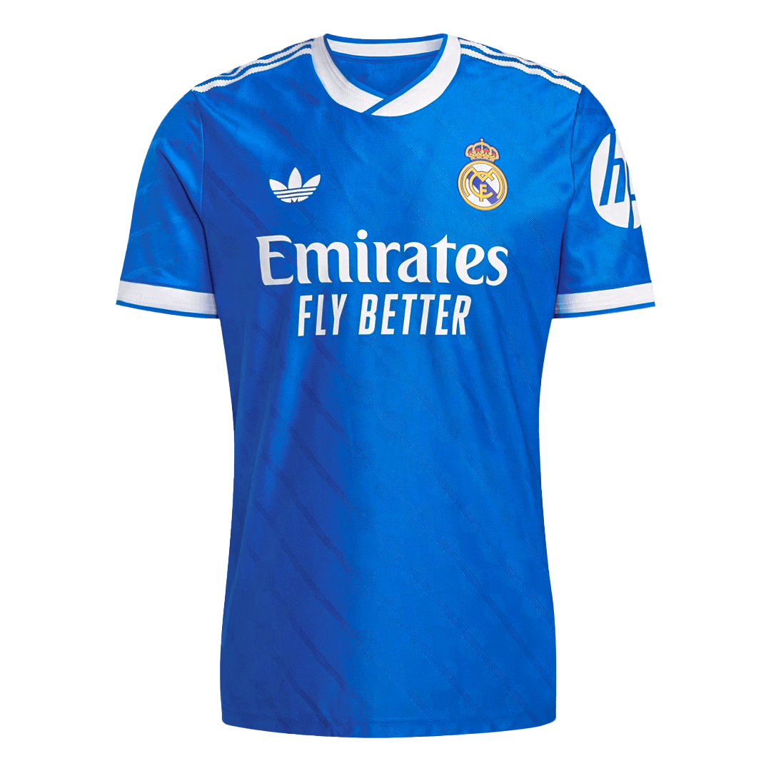 Real Madrid Tredjebanetrøje Spillerversion 2025/26 TCHOUAMENI #14 – Billede 11
