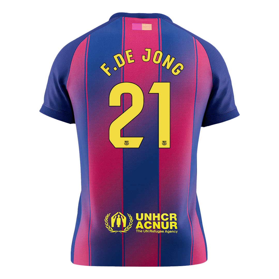 Barcelona Hjemmetrøje 2025/26 F.DE JONG #21 – Billede 9
