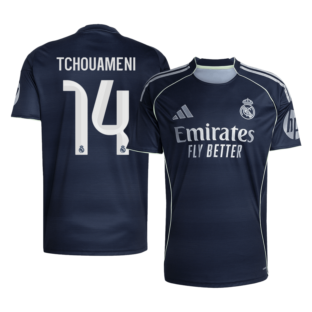 Real Madrid Udebanetrøje 2025/26 TCHOUAMENI #14 [PREMIUM]