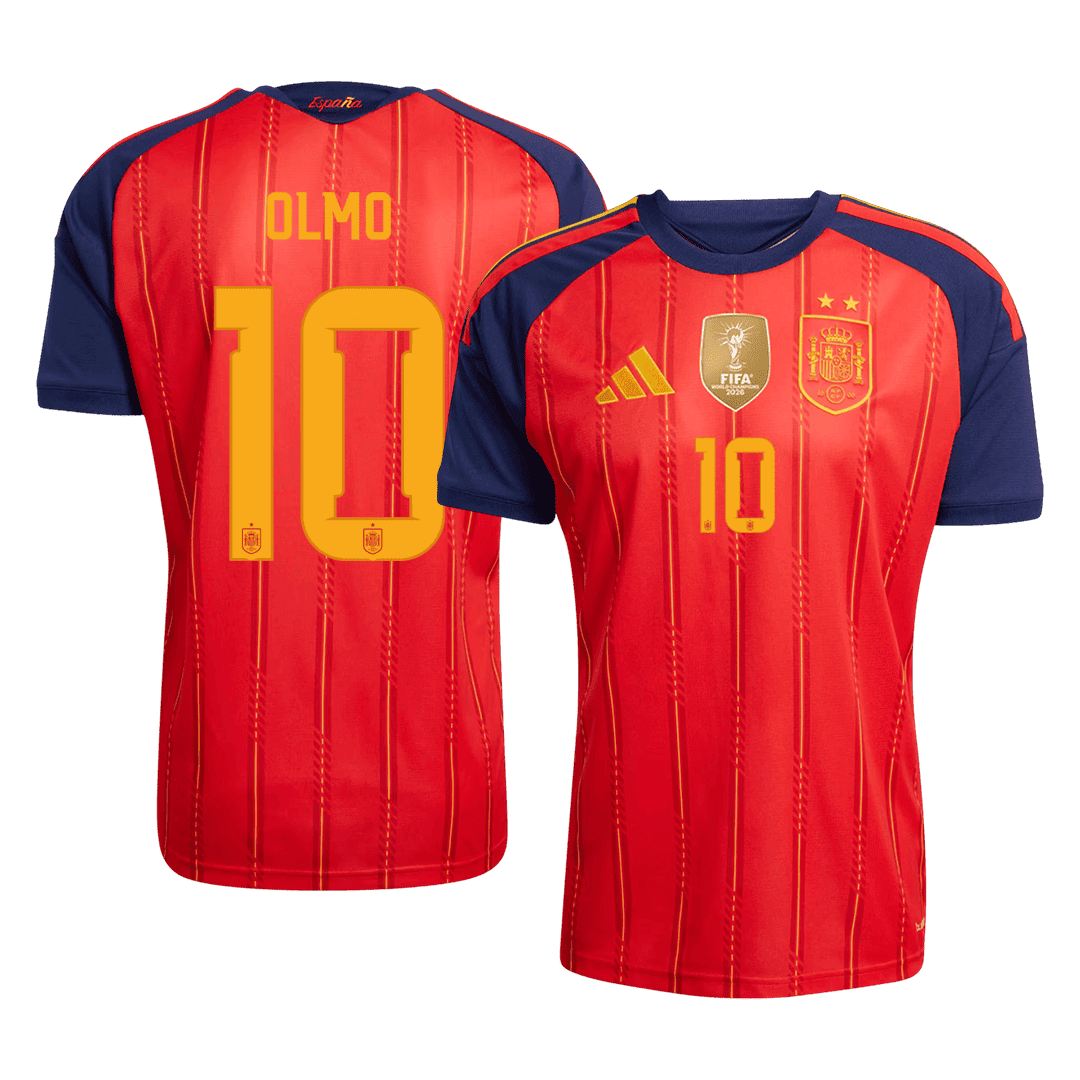 [Champion Edition] Spanien Hjemmebanetrøje VM 2026 – OLMO #10