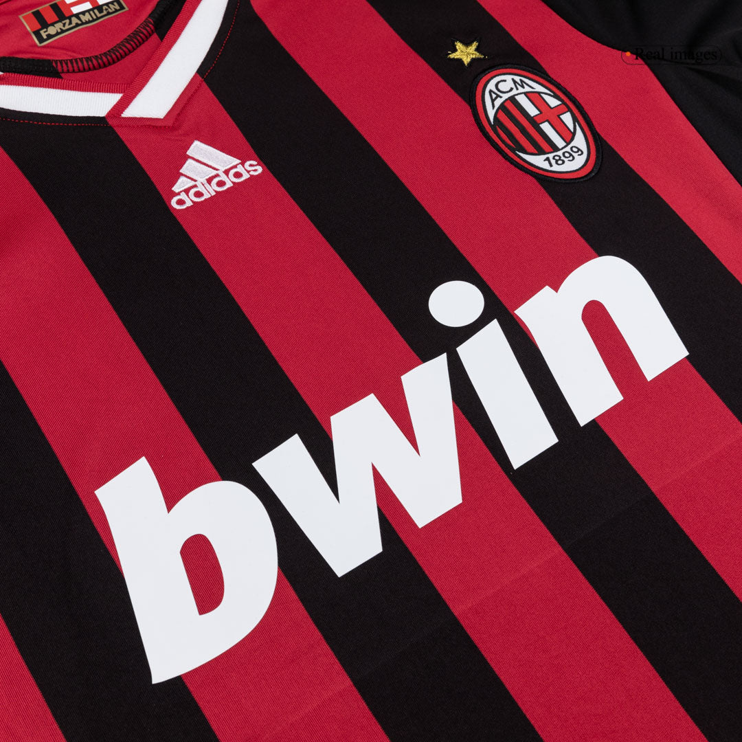 AC Milan Retro Hjemmebanetrøje 2009/10 – Billede 6