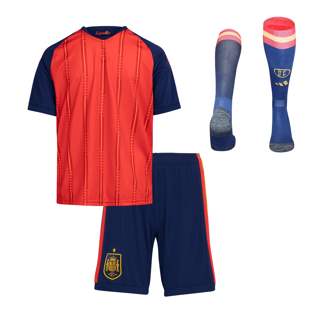 Spain World Cup Hjemmebanesæt Børn 3-dele 2026 – Billede 11