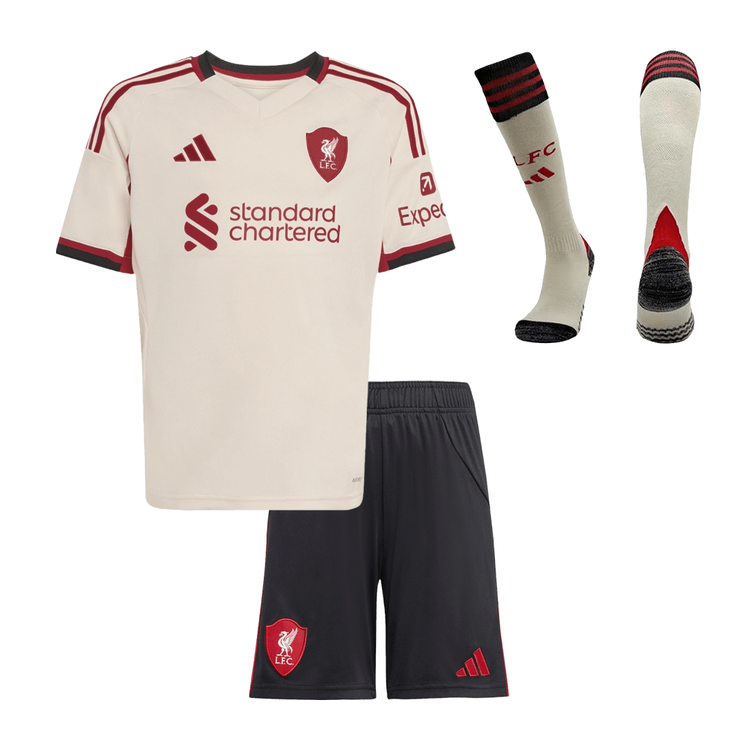 Liverpool Udebanesæt Børn 3-dele 2025/26