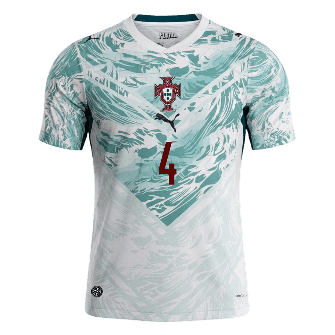 Portugal World Cup Udebanetrøje 2026 RÚBEN DIAS #4 – Billede 2
