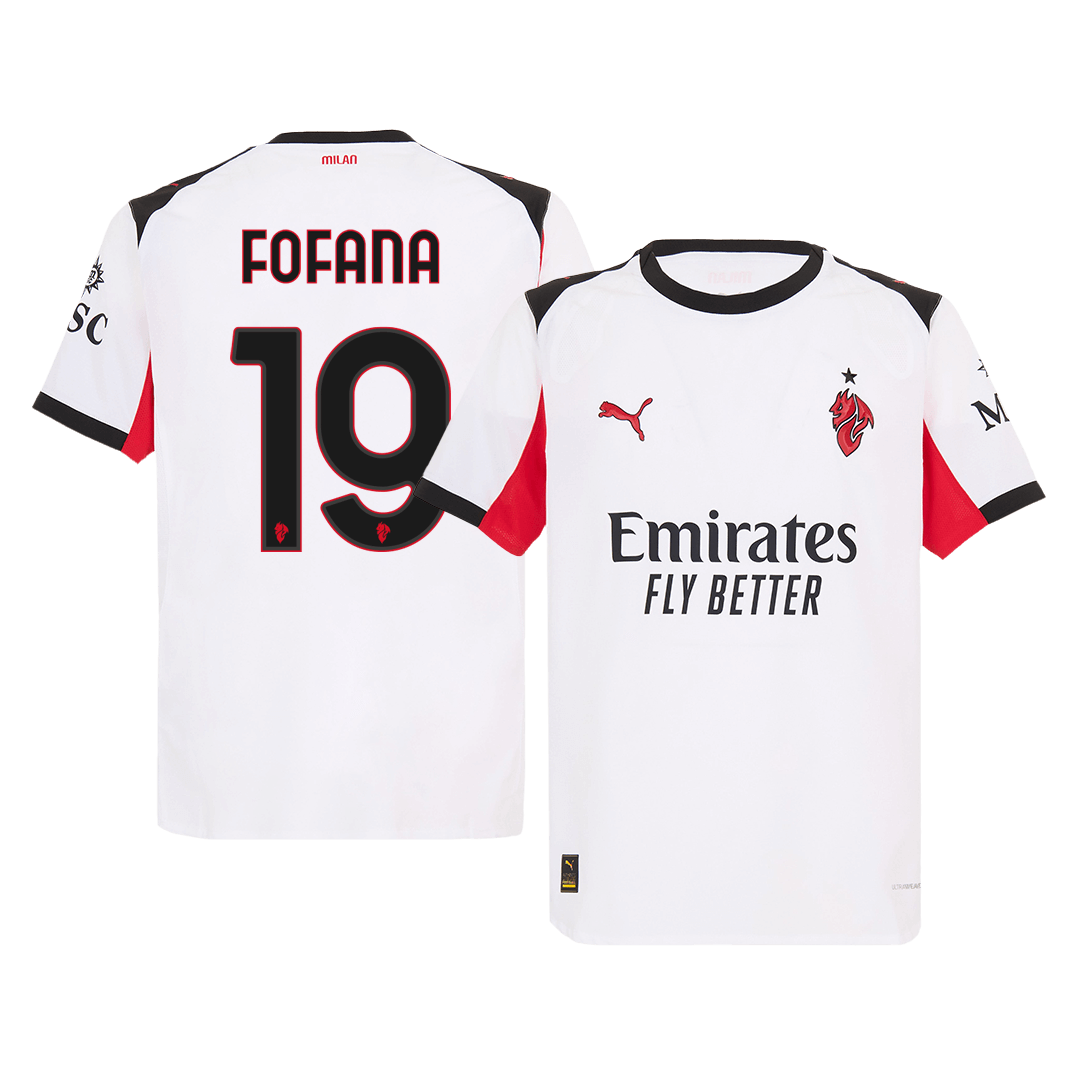 AC Milan Udebanetrøje Spillerversion 2025/26 FOFANA #19