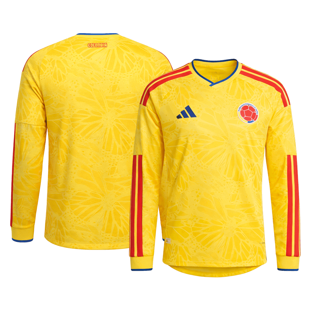 Colombia World Cup Langærmet Hjemmebanetrøje 2026 – Billede 8